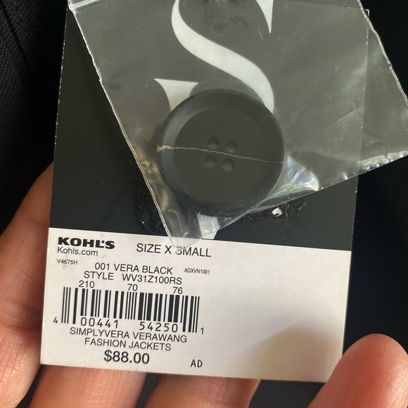 Simply Vera Vera Wang Soft Moto Jacket - Picture 11 of 14